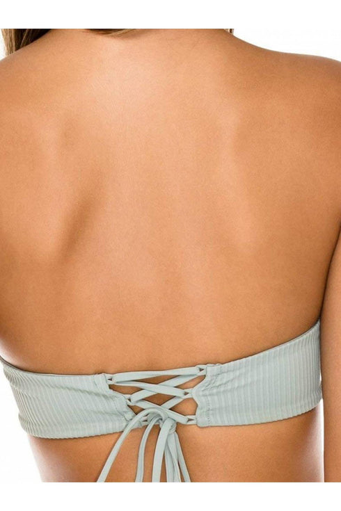 Luli Fama Orillas Del Mar Underwire Bandeau Top